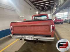 1967 FORD F100 VIN: F10YLA19802 PICKUP