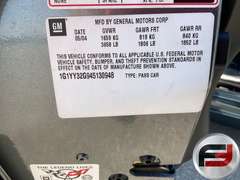 2004 CHEVROLET CORVETTE CONVERTIBLE VIN: 1G1YY32G945130948