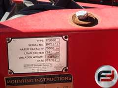 2002 MOFFETT M5000 5000 LBS PIGGYBACK FORKLIFT SN: B05271