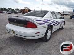 1995 CHEVROLET MONTE CARLO BRICKYARD 400 PACE CAR VIN: 2G1WX12X8S9119356