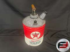1940S TEXACO OIL RADIATOR SERVICE WATER CAN, TEXACO MOTOR OIL