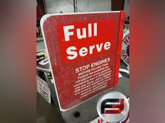 FULL SERVE NO SMOKING WALL HANGING SIGN