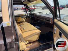 1985 CHEVROLET C/K PICKUP VIN: 2GCDC14H3F1181655 PICKUP
