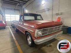 1967 FORD F100 VIN: F10YLA19802 PICKUP