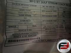 2006 FREIGHTLINER MC FRONT ENGINE MOTOR HOME CHASSIS VIN: 4UZACLBW86CX25573 MOTORHOME