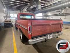 1967 FORD F100 VIN: F10YLA19802 PICKUP