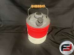 1940S TEXACO OIL RADIATOR SERVICE WATER CAN, TEXACO MOTOR OIL