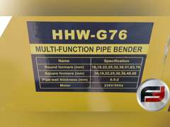 PIPE BENDING MACHINE WITH MUTIPLE SIZE DIES