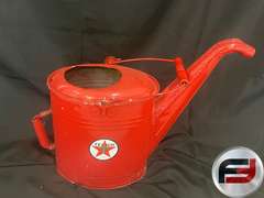 1940S TEXACO OIL RADIATOR SERVICE WATER CAN, TEXACO MOTOR OIL