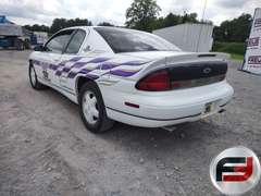 1995 CHEVROLET MONTE CARLO BRICKYARD 400 PACE CAR VIN: 2G1WX12X8S9119356