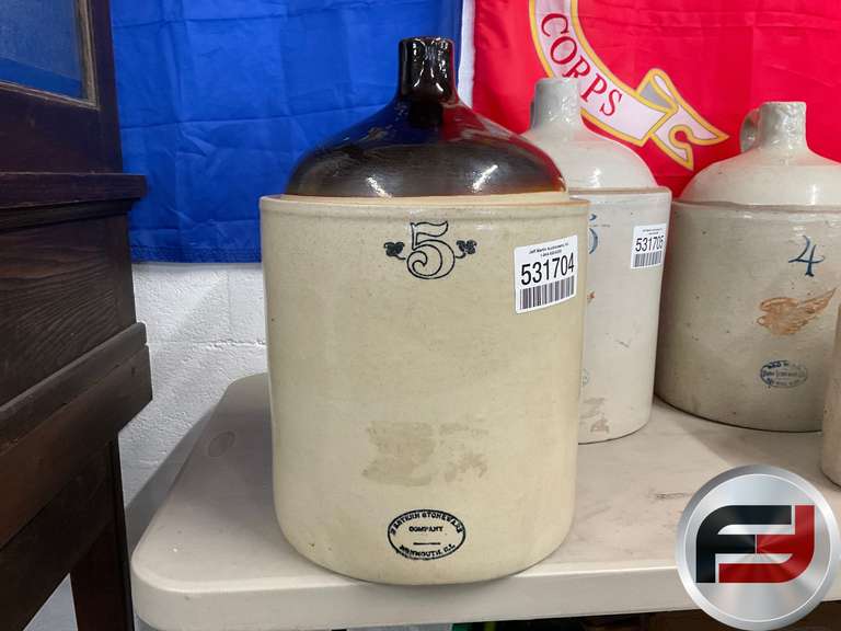 WESTERN STONEWARE #5 CROCK