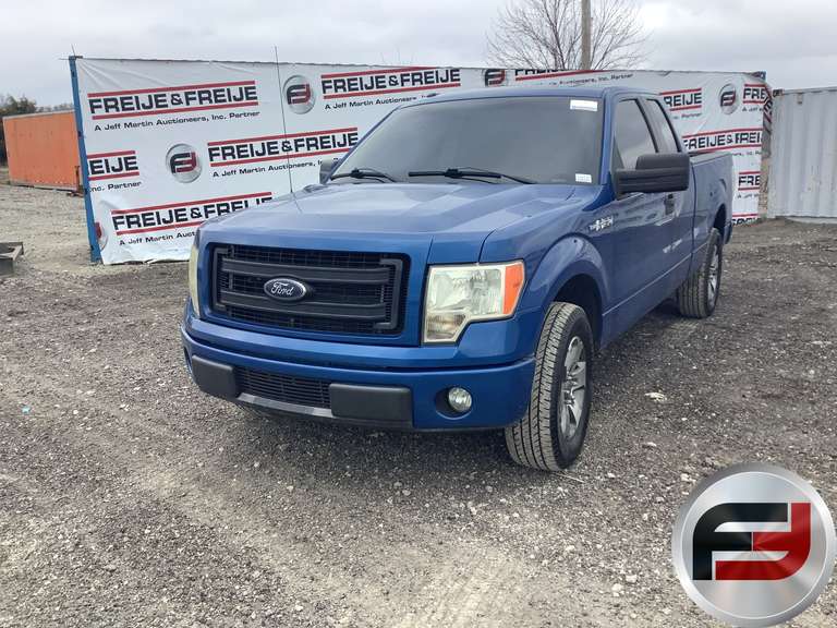 2013 FORD F-150 CREW CAB 4X2 PICKUP VIN: 1FTFX1CF7DFC50396