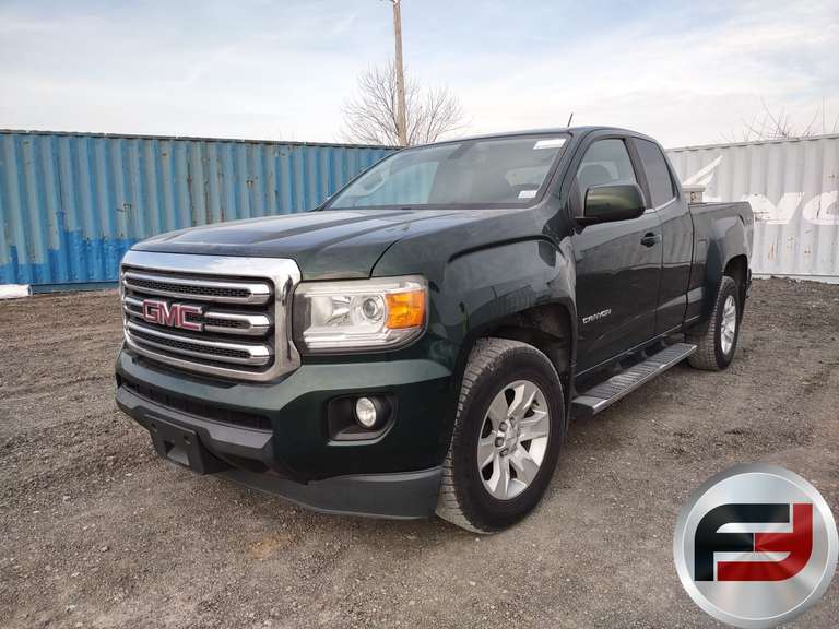 2015 GMC CANYON SLE EXTENDED CAB 4X4 PICKUP VIN: 1GTH6BE3XF1138566