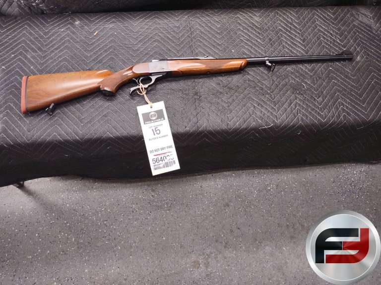 1976 RUGER MODEL NO. 1 7MM REMINGTON MAGNUM SN: 130-31653