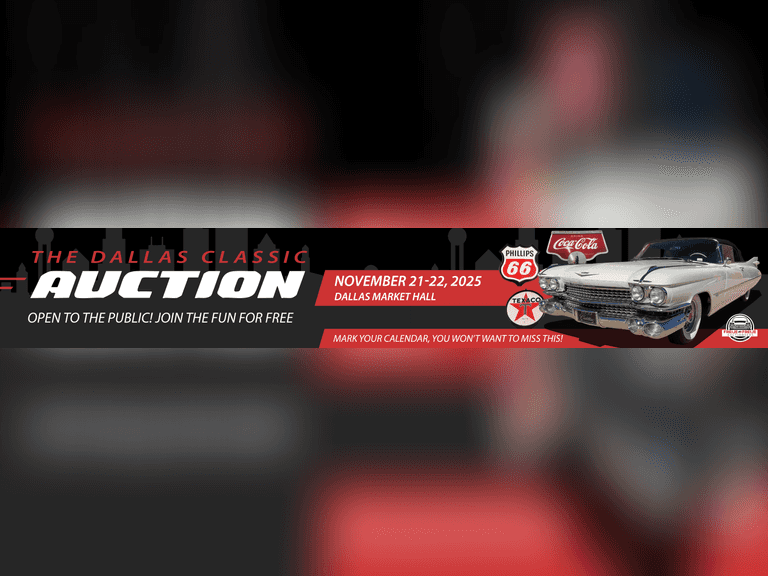 THE DALLAS CLASSIC PRESENTED BY FREIJE & FREIJE AUCTIONEERS - NOVEMBER 21ST 12 PM CT & 22ND 10 AM CT