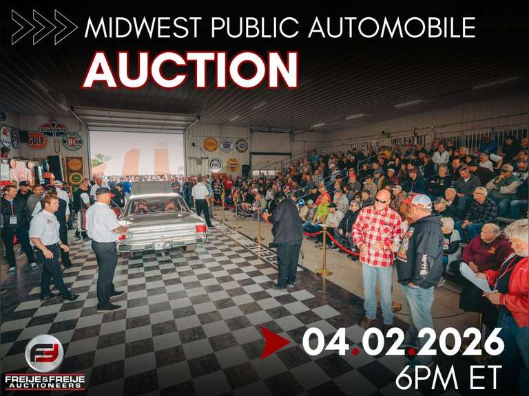 MIDWEST PUBLIC AUTOMOBILE AUCTION FEATURING VEHICLES, UTV'S - APRIL 2ND @ 6 PM ET