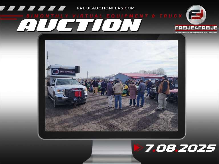 FREIJE & FREIJE BI-MONTHLY VIRTUAL AUCTION FEATURING: USED REPAIRABLE & REBUILDABLE PROJECT PIECES, TRUCKS & HEAVY EQUIPMENT - JULY 8TH @ 10 AM
