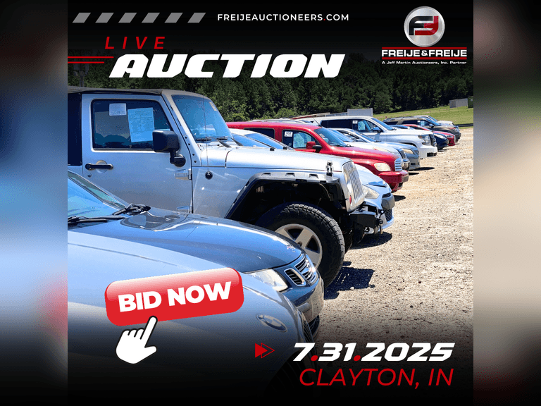 MIDWEST PUBLIC AUTOMOBILE AUCTION FEATURING VEHICLES, UTV'S - JULY 31ST @ 6 PM ET