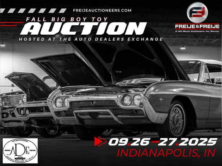 THE BIG BOY TOY AUCTION HOSTED BY THE AUTO DEALERS EXCHANGE - SEPT. 26TH & 27TH