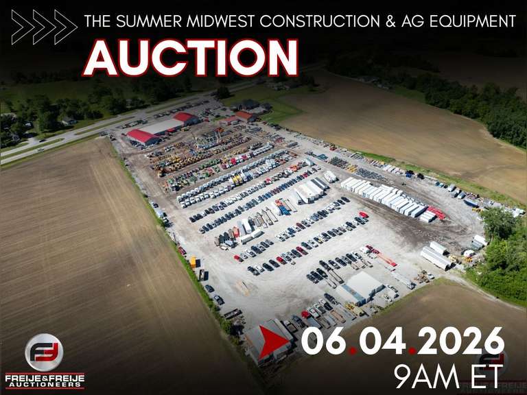 THE SPRING MIDWEST CONSTRUCTION & AG EQUIPMENT AUCTION - JUNE 4TH @ 9 AM ET