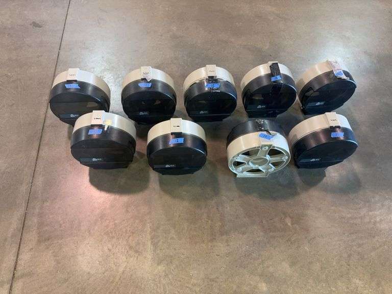9 toilet paper Dispensers