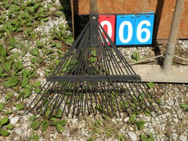 Leaf Rake & Concrete Drag