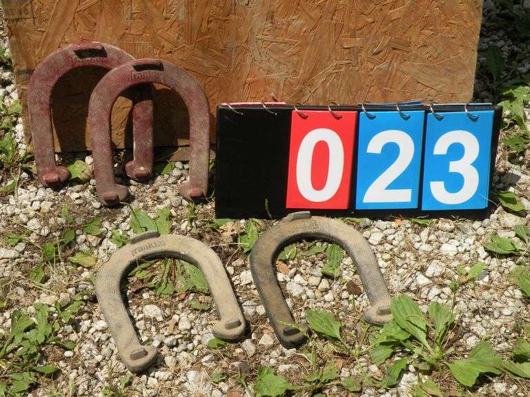 4 Franklin rubber Horseshoes