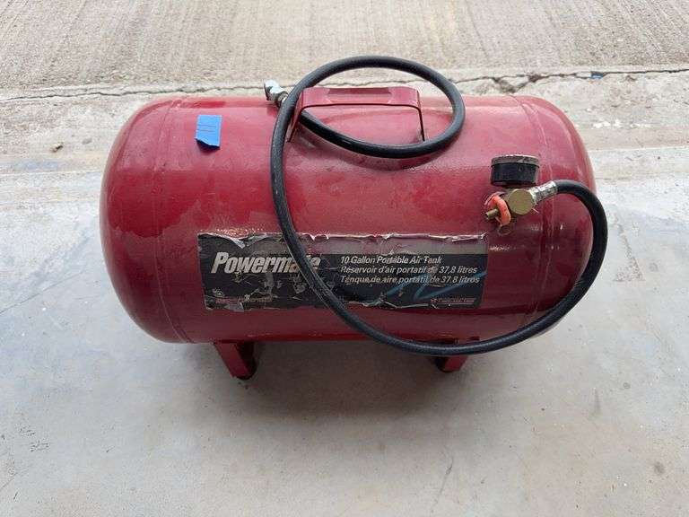 Powermate 10-gallon portable air Tank