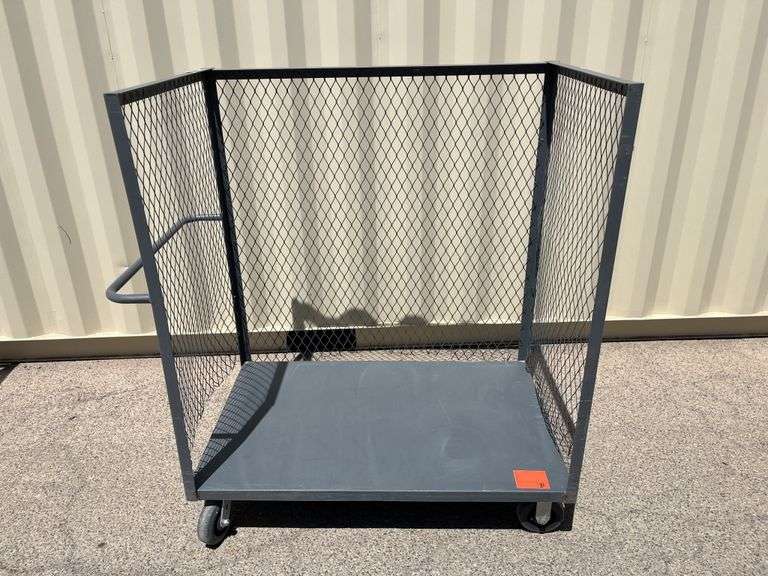 Rolling Steel Material Cart (60"x30"x48") -B