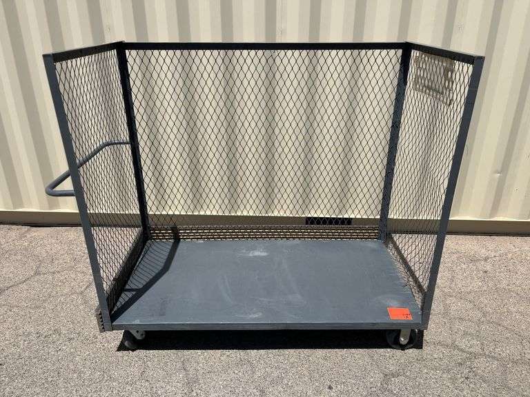 Rolling Steel Material Cart (60"x30"x48") -A