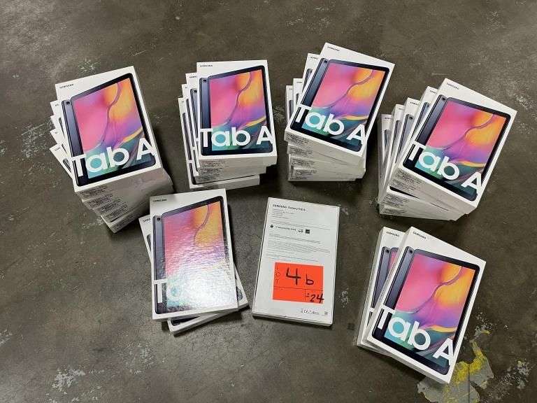 Lost & Found -Aprx(24) Galaxy Tab A Tablets in Box