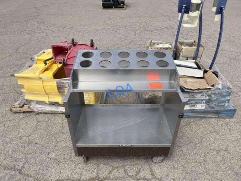 School Surplus-SS Cart,Janitor MopBuckets,Sanitize