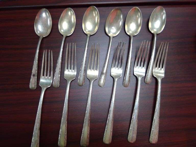 STERLING SILVER FLATWARE 425 GRAMS