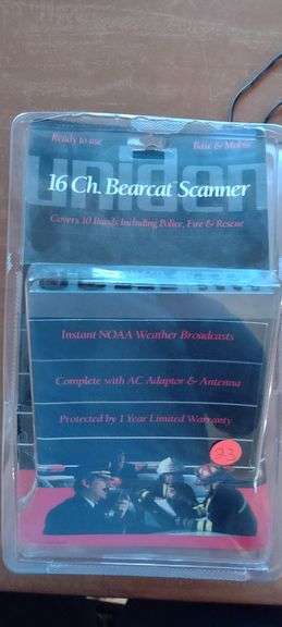 16 channel Bearcat Scanner