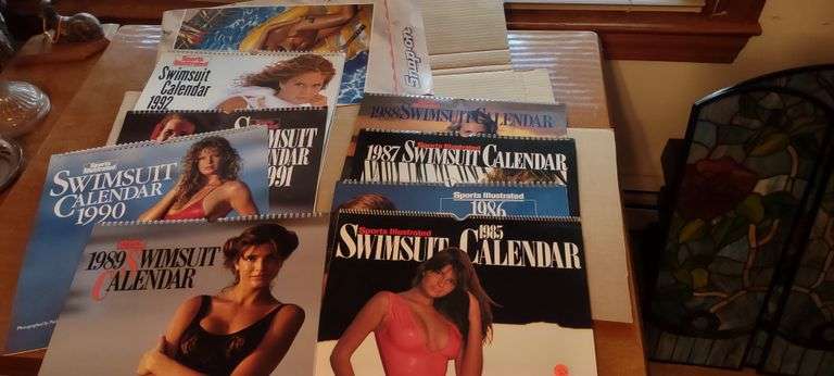 Collection of Vintage Sports Illustrated Swimsuit Calendars