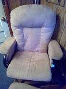Glider with Ottoman