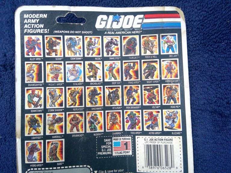 1988 Hasbro G.I. Joe Snake Eyes