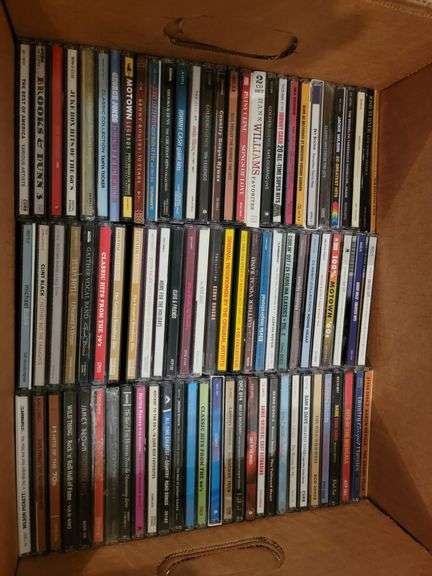 Box full of Music CD's