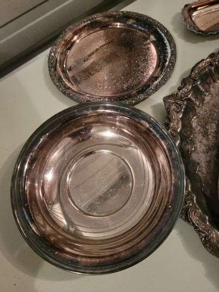 Silver Plated Trays and Servers