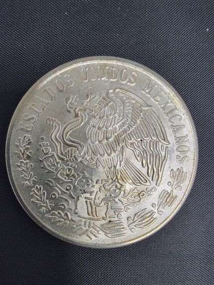 SILVER 1978 Mexican 100 Pesos coin, Morelos Coin