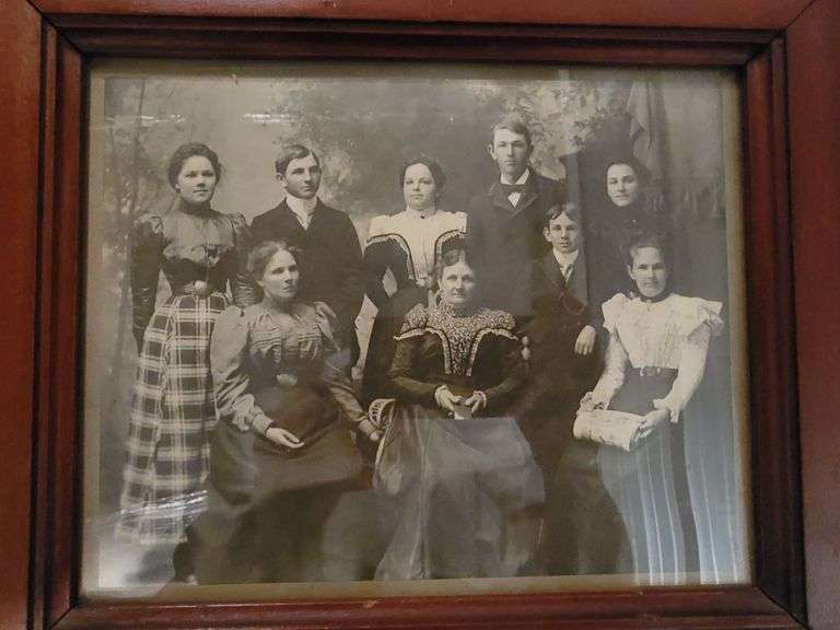 2 Framed Old Photos