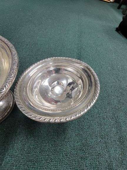 1076 grams Sterling Silver Dishes, Weighted