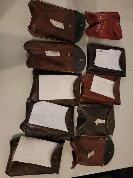 Collection of Pocket Seal Stampers and Cases