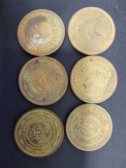 Chuck E Cheese Collectible Coins