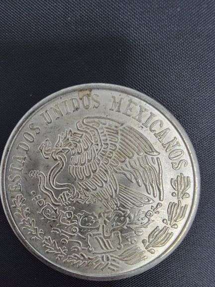 SILVER 1978 Mexican 100 Pesos coin, Morelos Coin