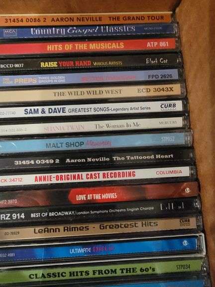 Box full of Music CD's