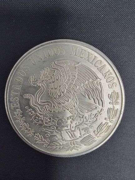 SILVER 1978 Mexican 100 Pesos coin, Morelos Coin