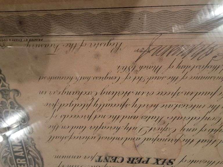 Confederate States of America February 17th, 1864 $500 Loan