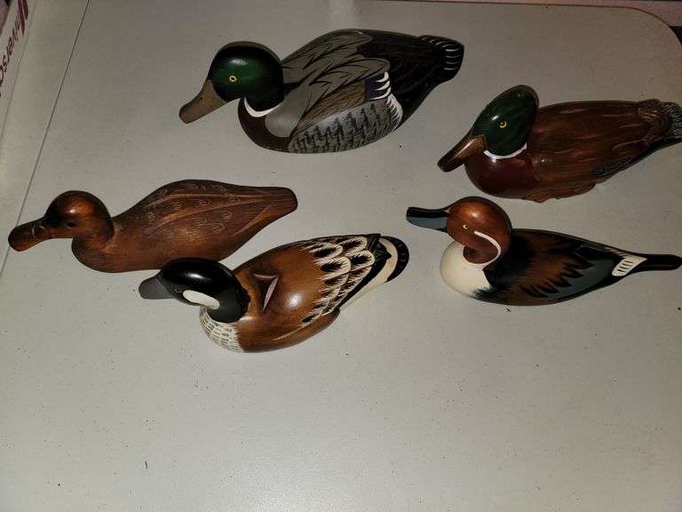 Wood Carved Duck Decoys