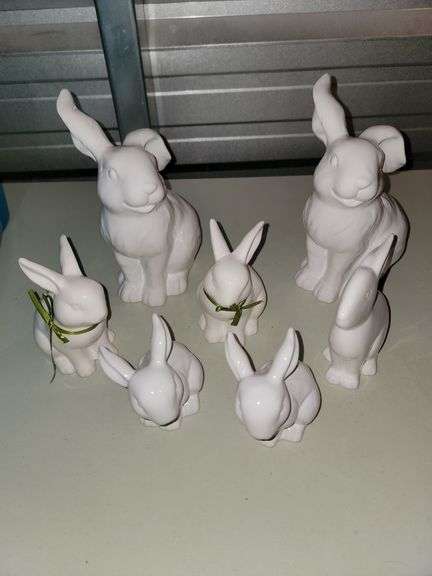 Collection of Porcelain Rabbits